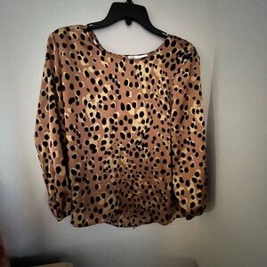 Leopard Print Women's Top